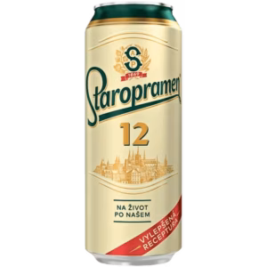 Пиво Staropramen 12 светлое 0,5 л ж/б