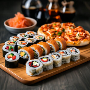 Роллы и Пицца