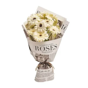 Букет из 15 белых гербер