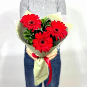 Букет "Пылающее сердце"