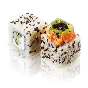 Ролл лосось тартар