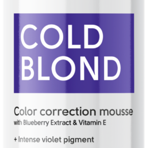 Мусс для нейтрализации тёплых оттенков волос «COLD BLOND», 250 мл